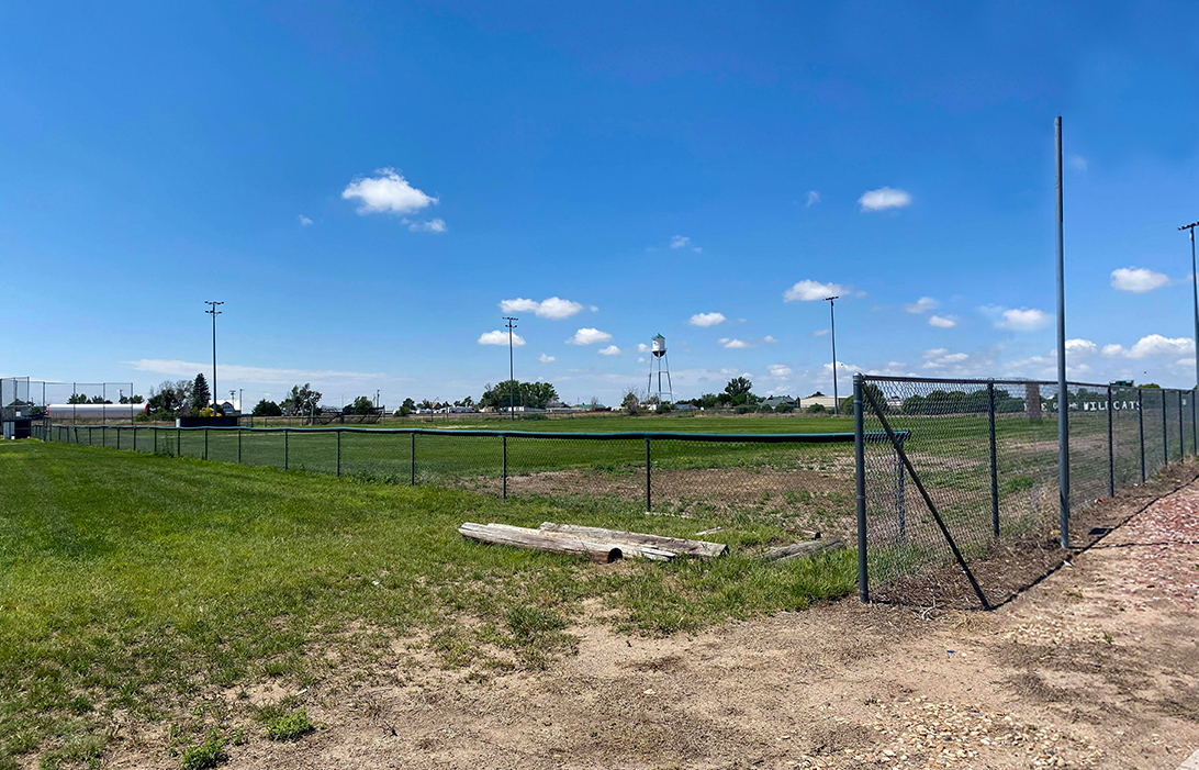 Town of Fleming Colorado Baseball Field