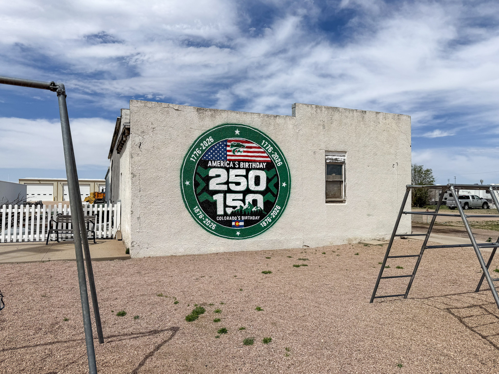 Fleming Colorado Landmark Mural for Colorado’s "250/150" Anniversary