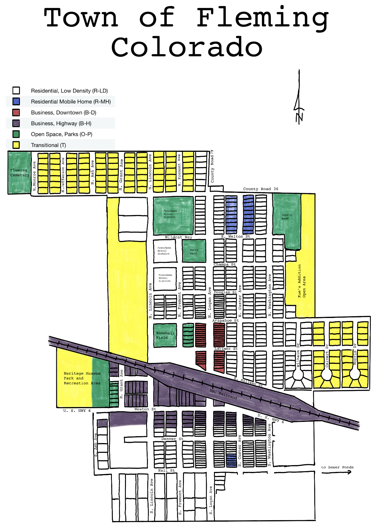 Zoning Map of Fleming