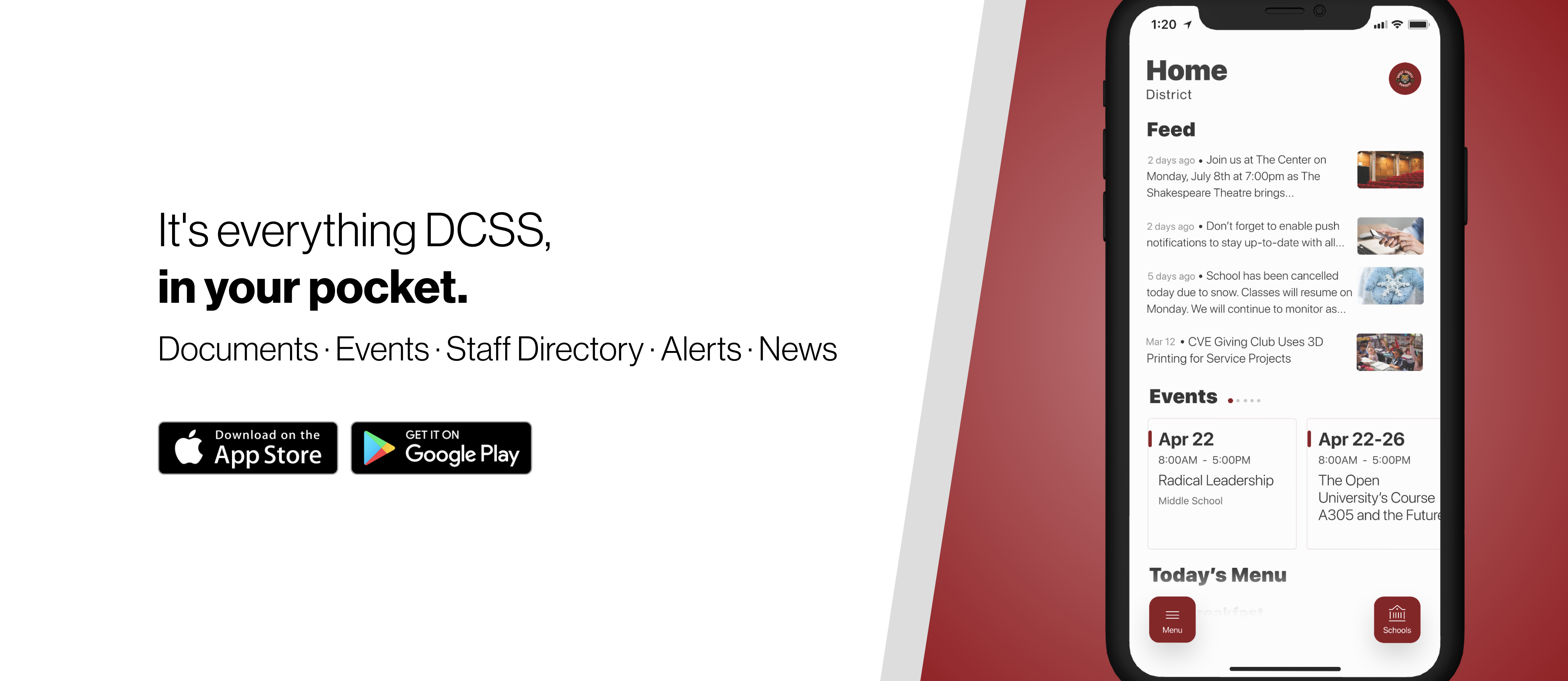 It's everything DCSS in your pocket - Dooly County App - Download on Google Play and App Store