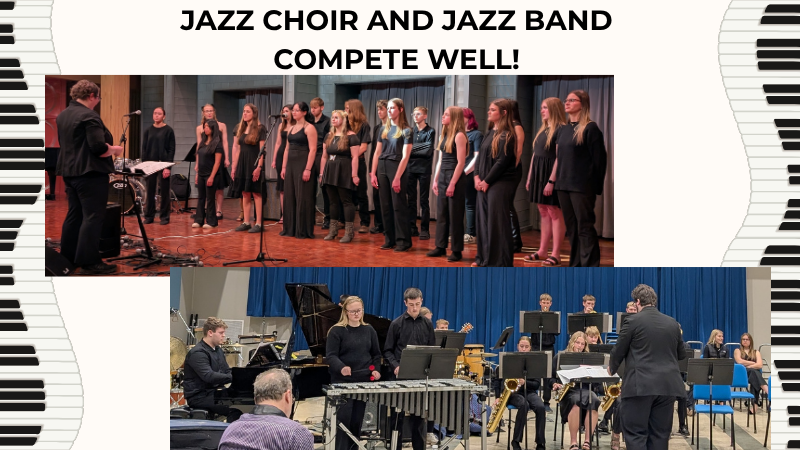 Jazz Band and Choir Compete Well