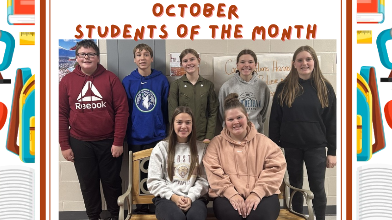 HS-MS October Students of the Month