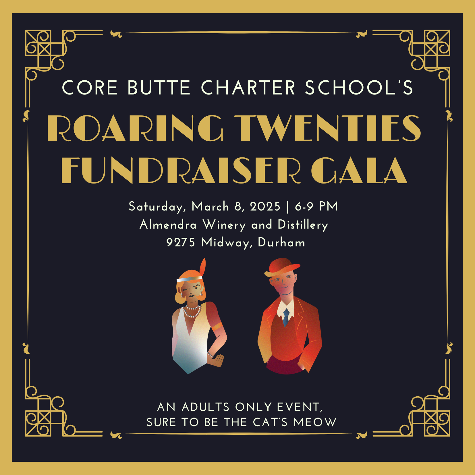 Roaring 20s Gala Flyer