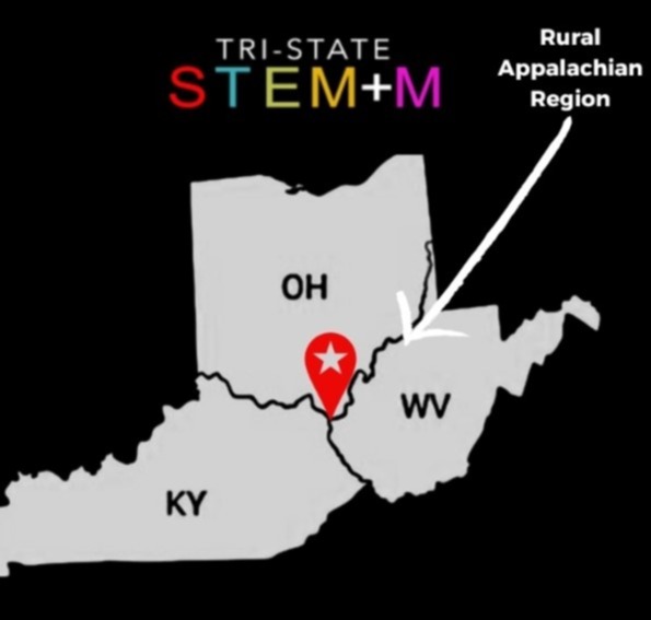 Map showing where South Point, Ohio is.