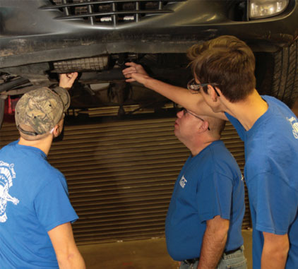 Photo of a AUTOMOTIVE TECHNOLOGY activity.