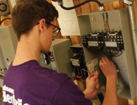 Photo of a ELECTRICAL TECHNICIAN activity.