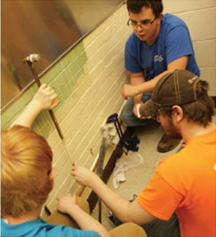 Photo of a PLUMBING activity.
