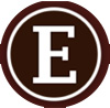 "E" logo