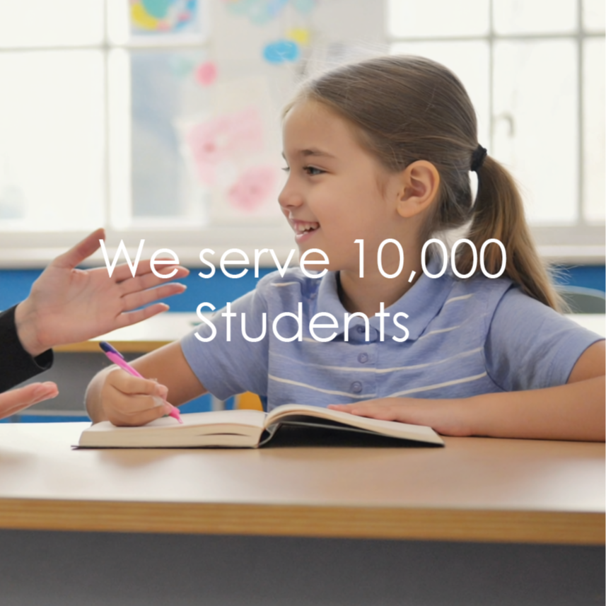 Teacher working with Student