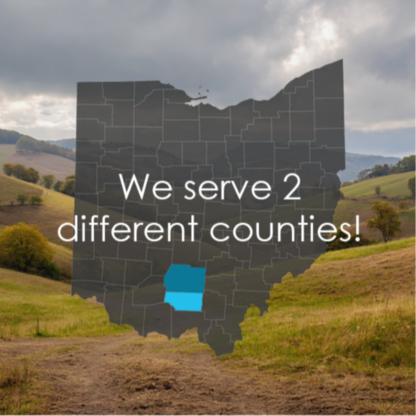 We serve 2 different counties