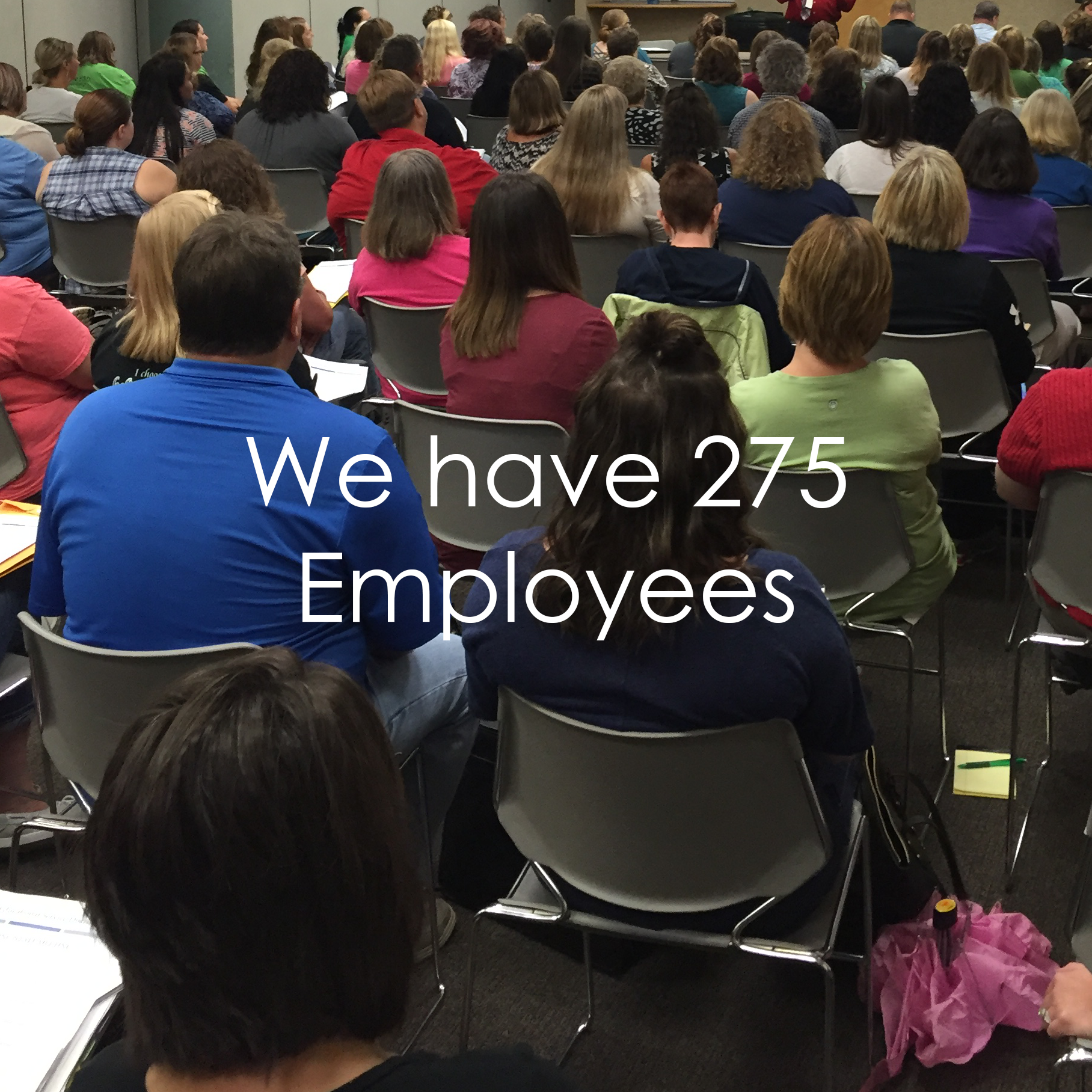 We have 275 Employees
