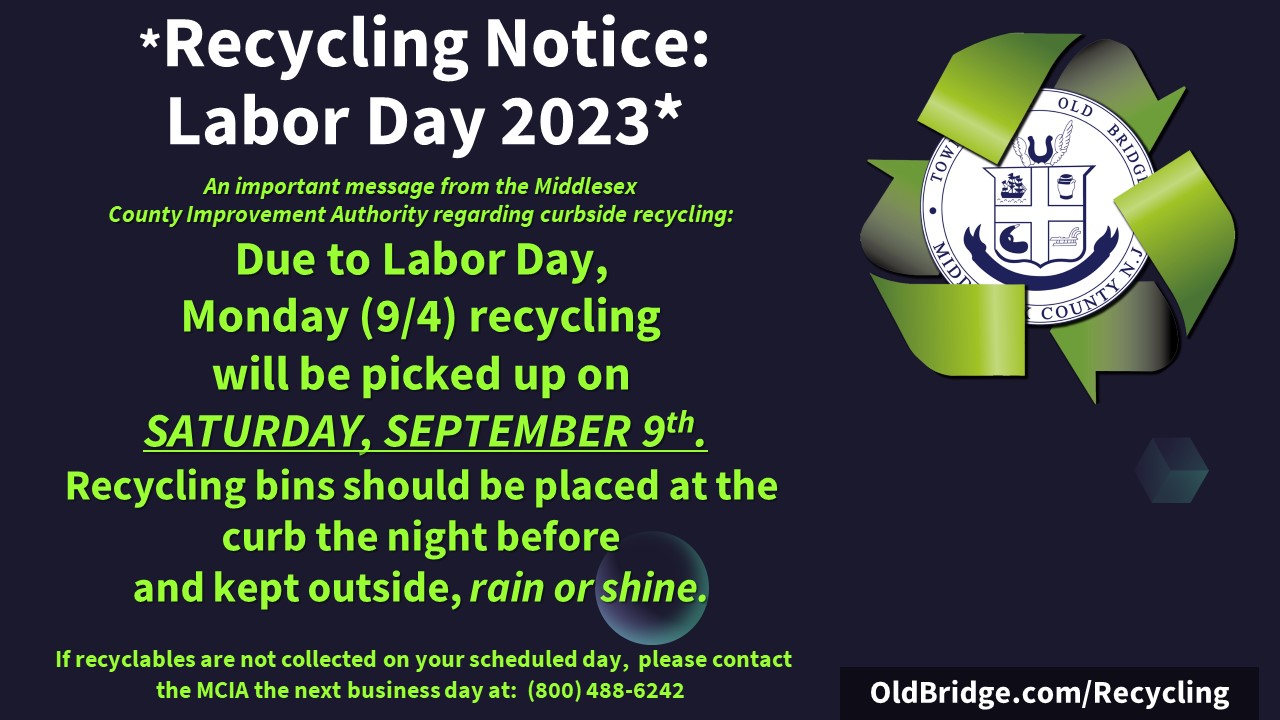 Recycling Information Old Bridge Township