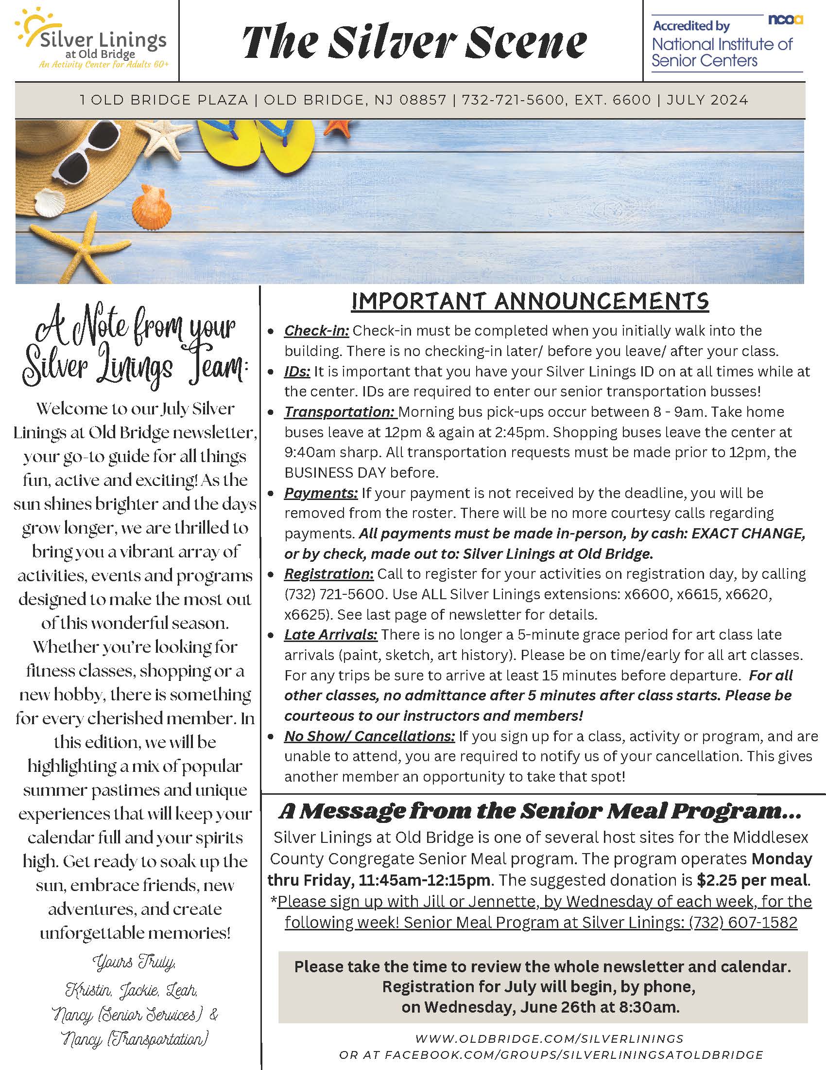 July 2024 Newsletter Cover