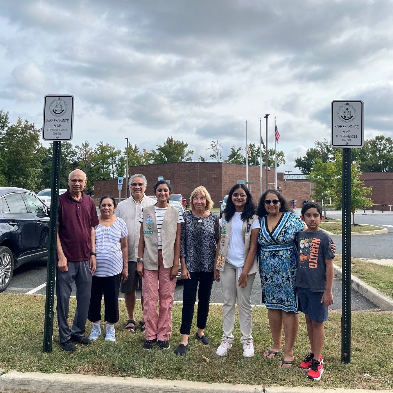 Mayor Walker with Shitaara Patel & family