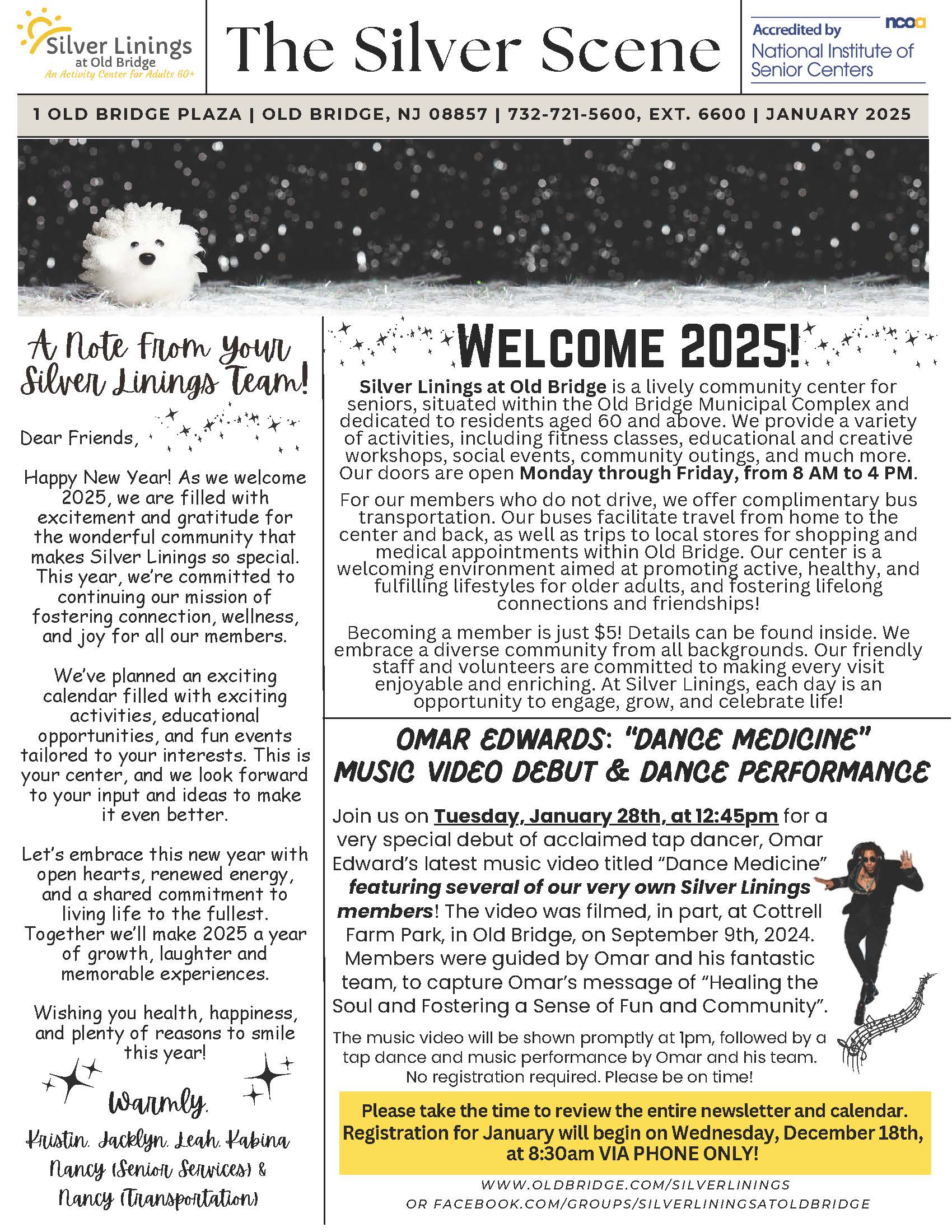 January 2025 Newsletter Cover