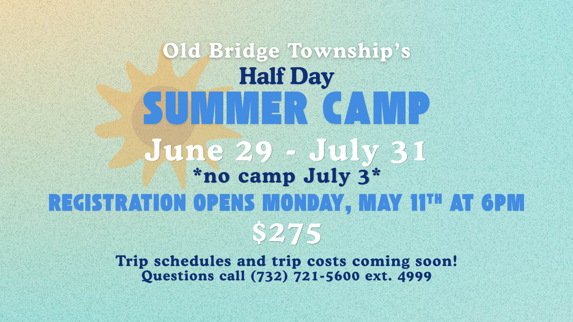 half day summer camp information