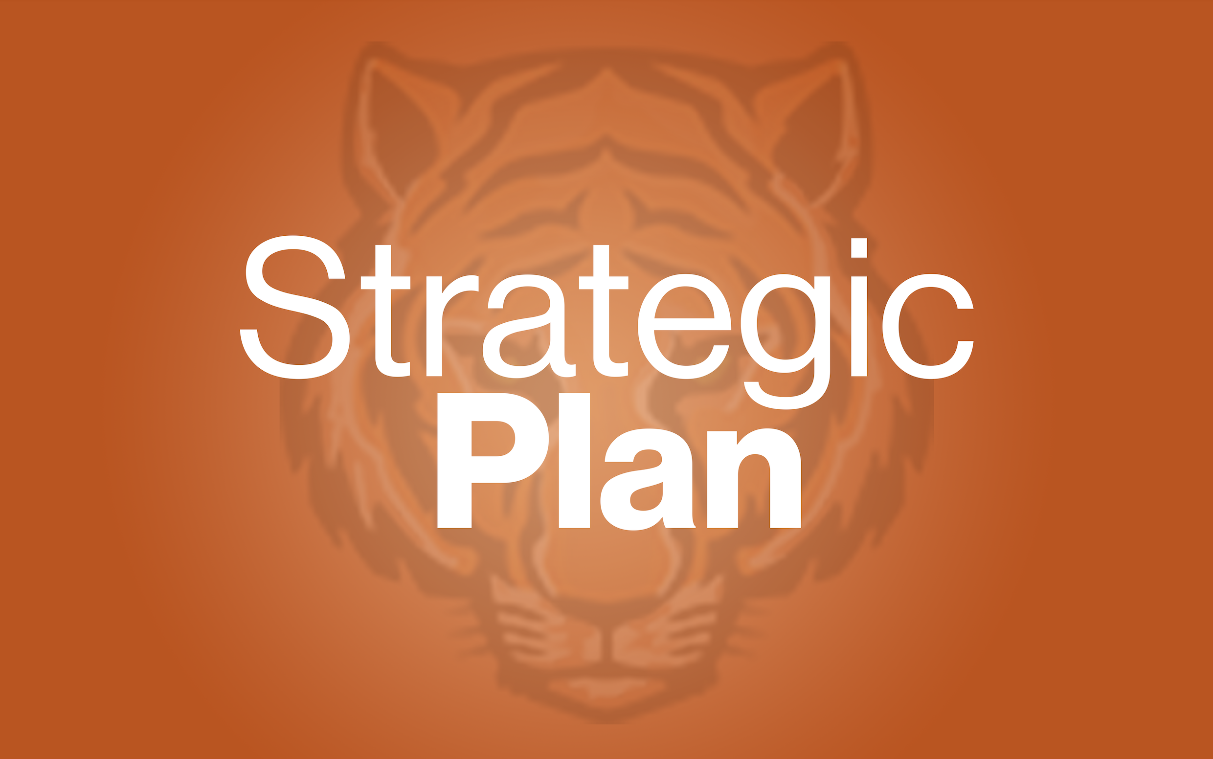 Strategic Plan with tiger logo