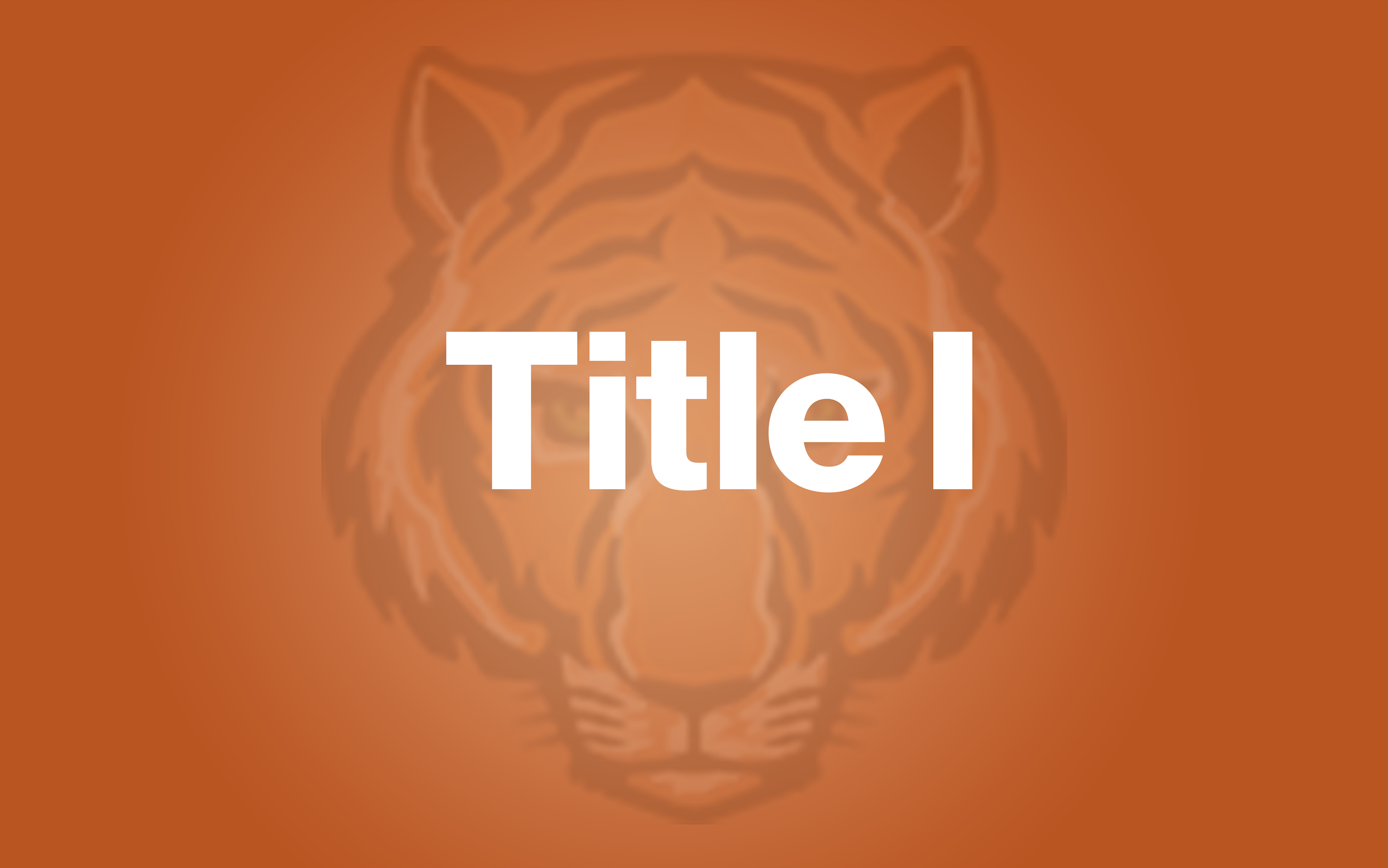 Title I with school logo