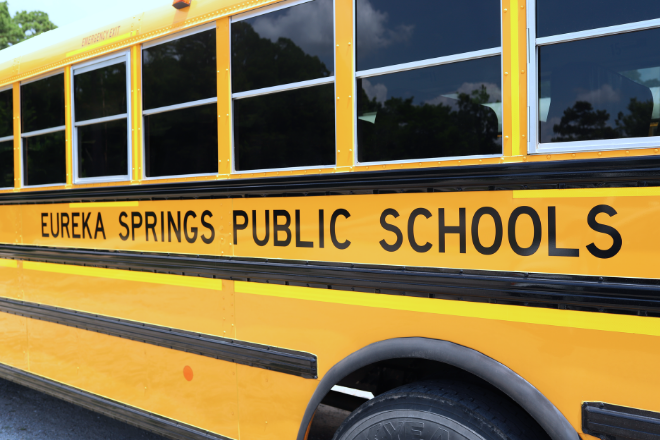 bus with eureka springs public schools