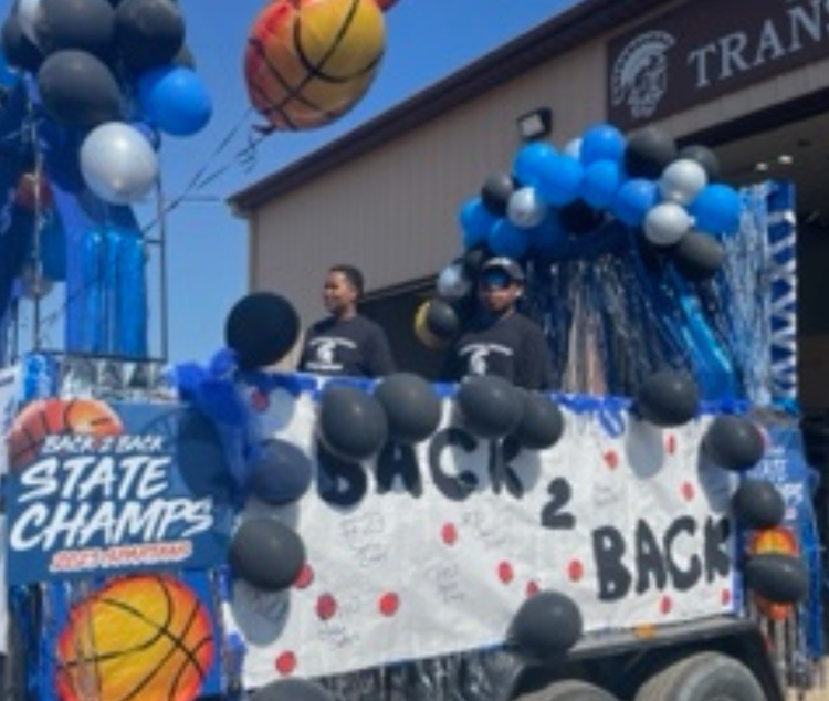 photo of basketball parade 2023