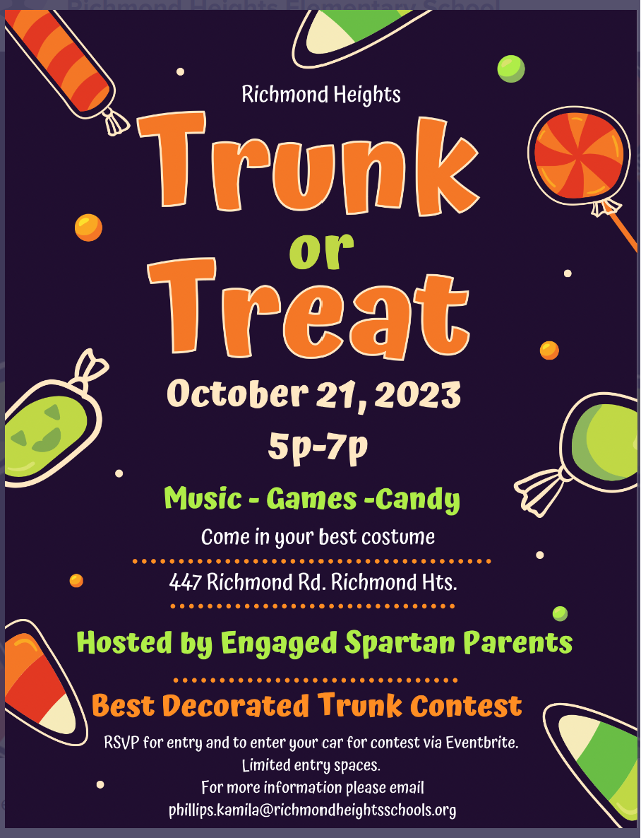 flyer of trunk or treat