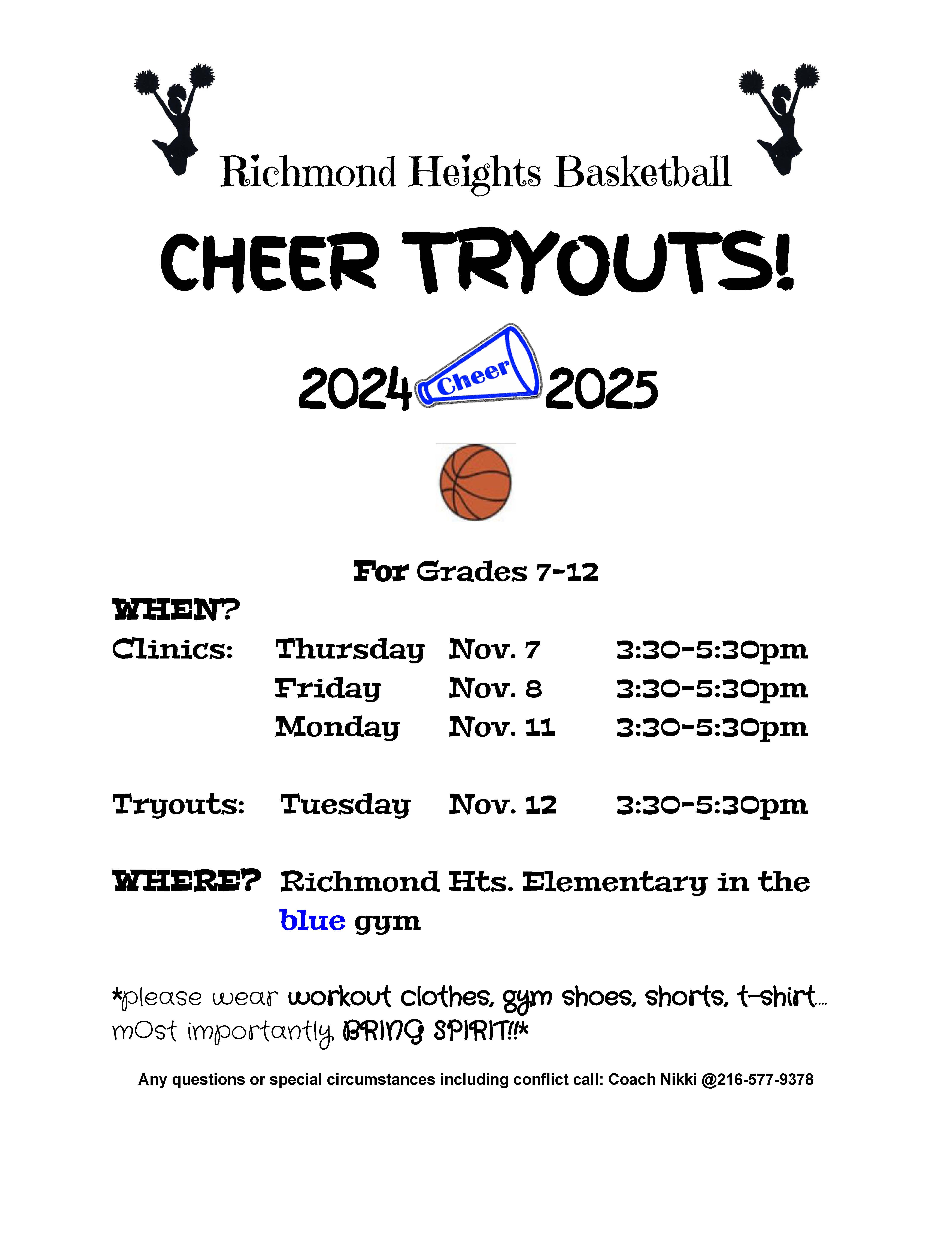 image of cheerleader flyer