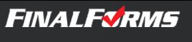 image of final forms logo with a check mark image