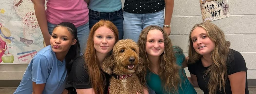 Pickles is glad to be back in school!