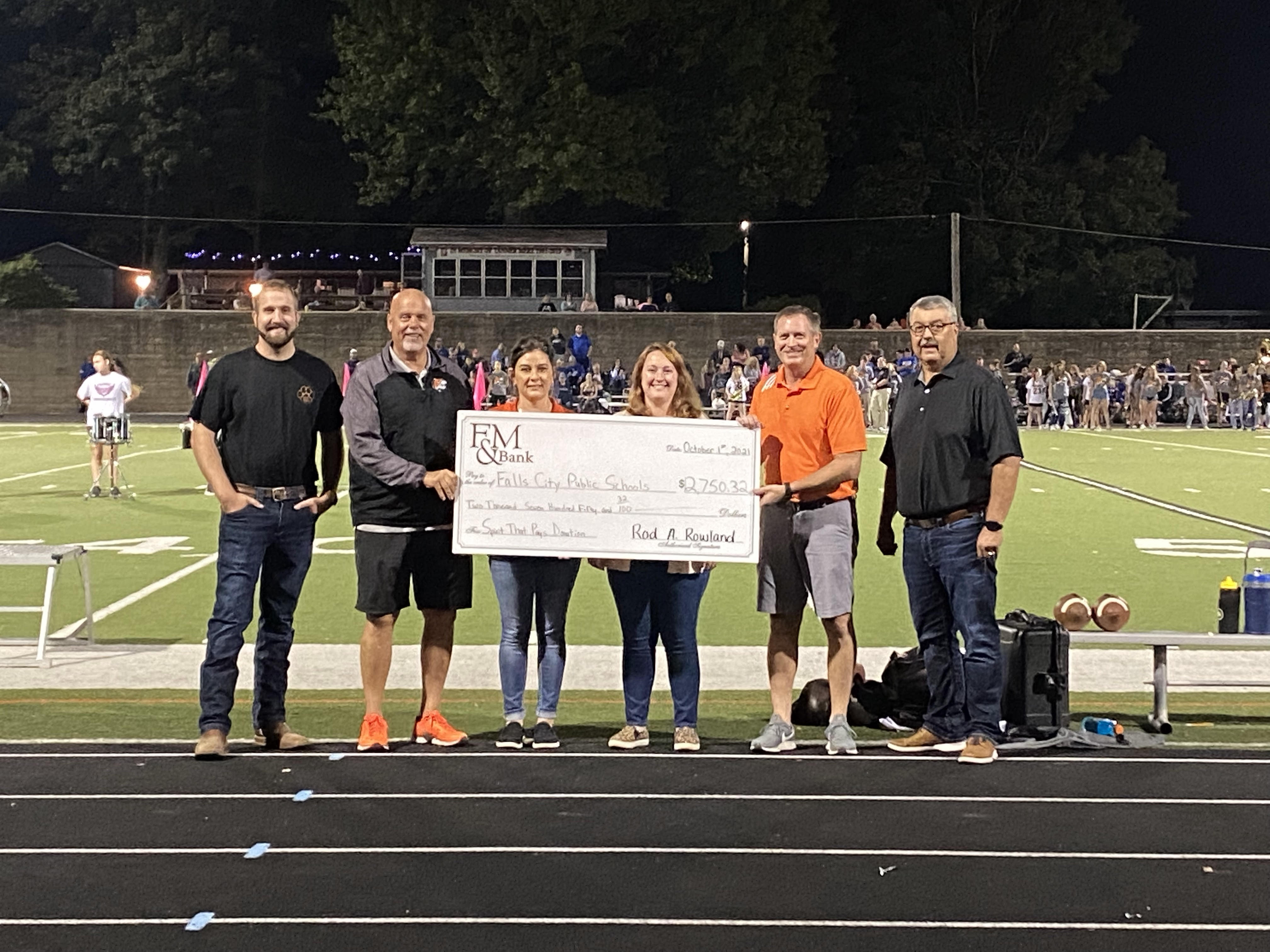 F&M Check Presentation