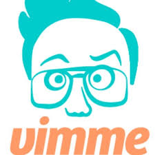 Vimme math logo and link