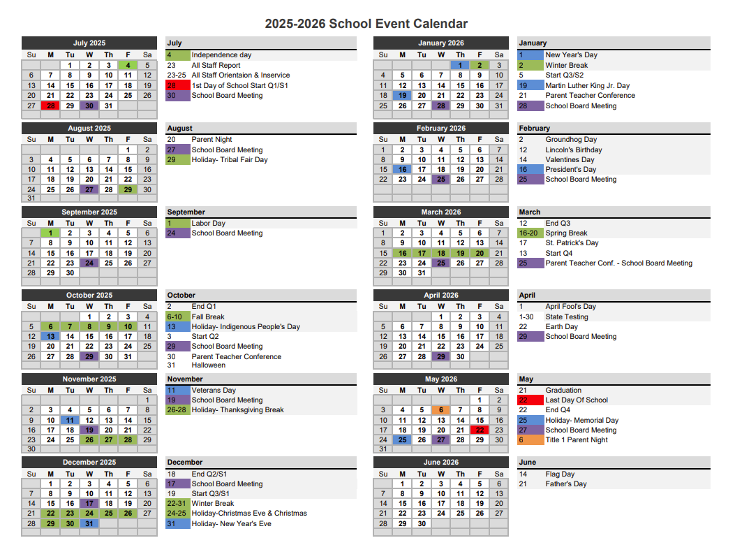 calendar