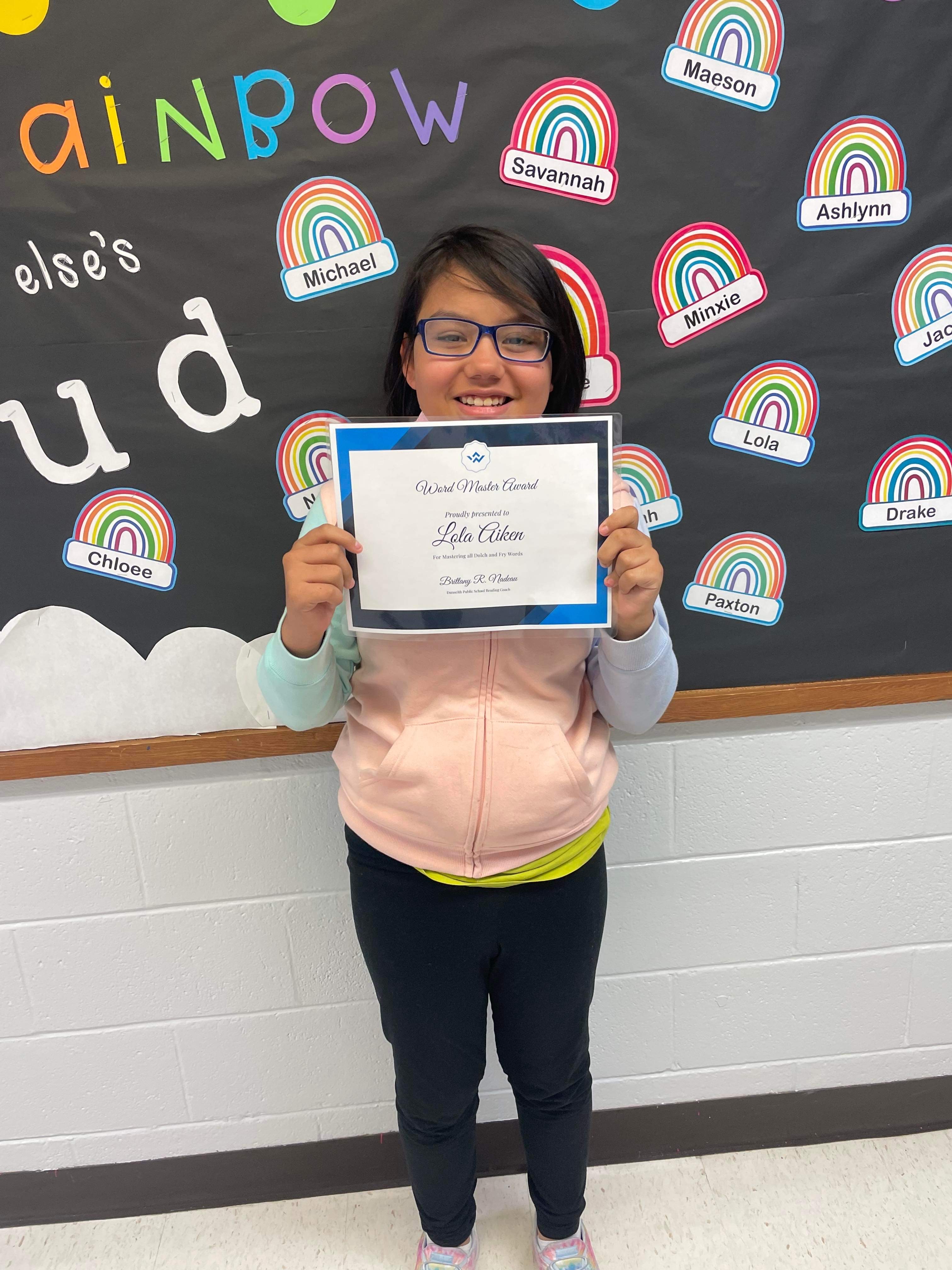 Word Master Dunseith Public School