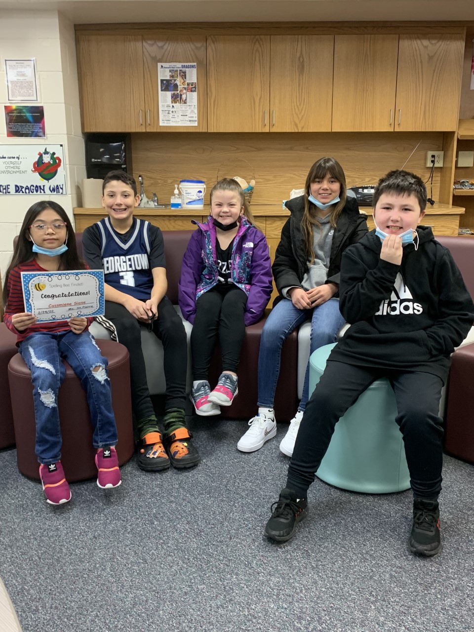 Spelling Bee Winners Dunseith Public School