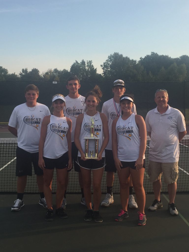 Bobcat Tennis Congratulations to the following state-bound tennis players! Clint Hovis District Singles Champion. Kelsey Watson District Singles Runner-Up. Maggie Couch and Cara Johnson Doubles 4th place. Cole and Dylan Woolard Doubles 4th place. CHS Boys won Team Runner-Up. Good luck at State!