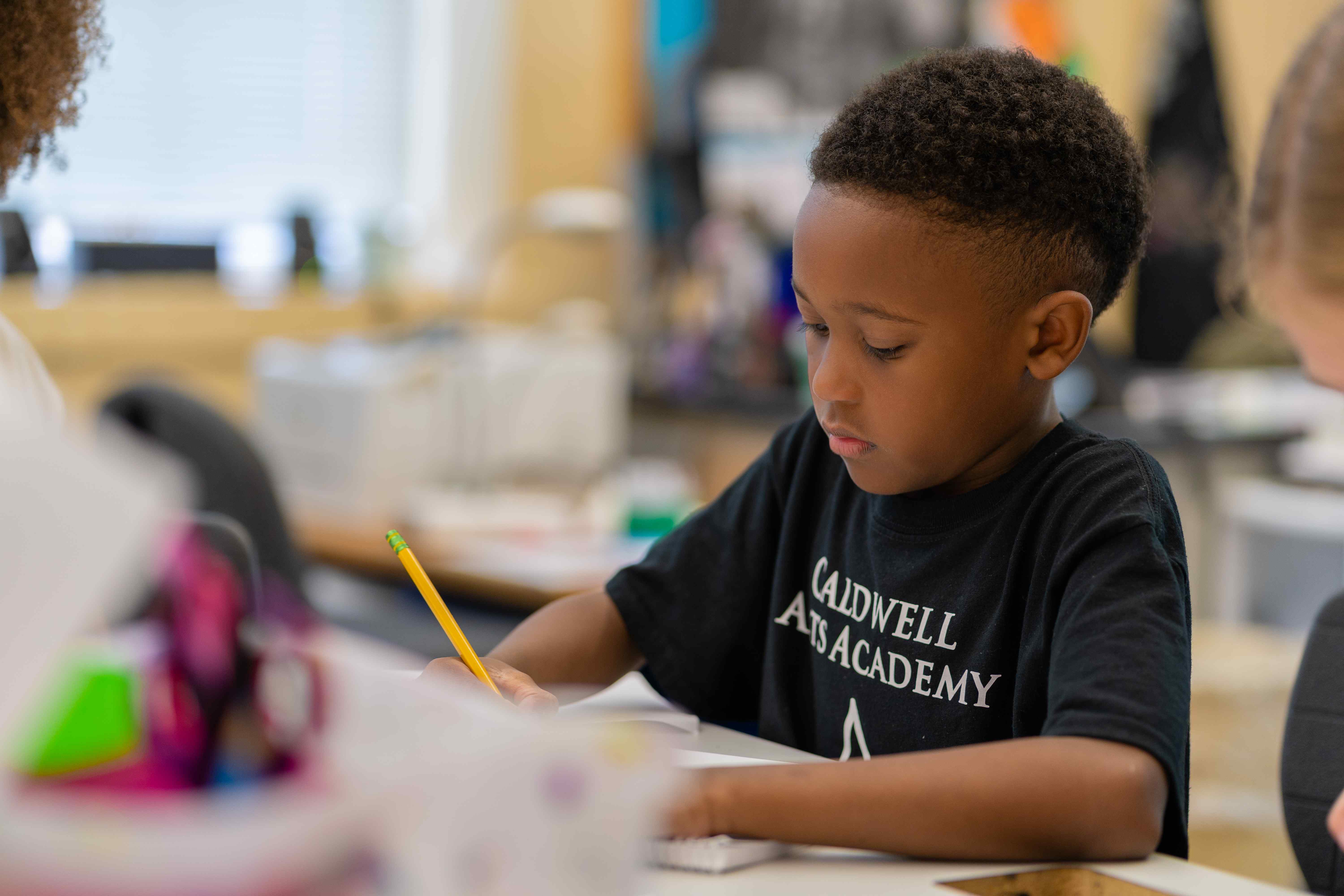 caldwell student studying