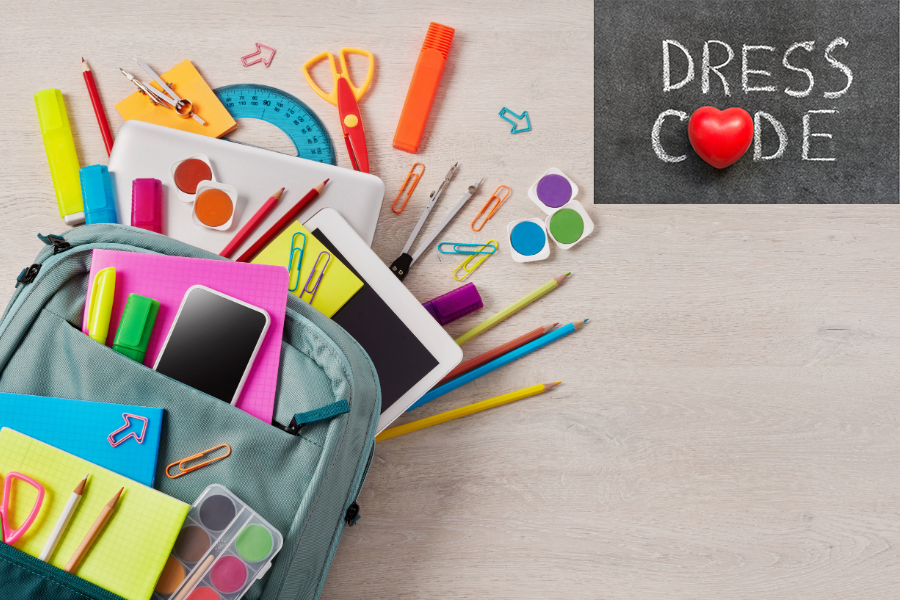 school supplies and dress code