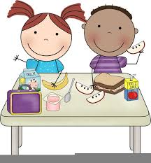 kids eating lunch