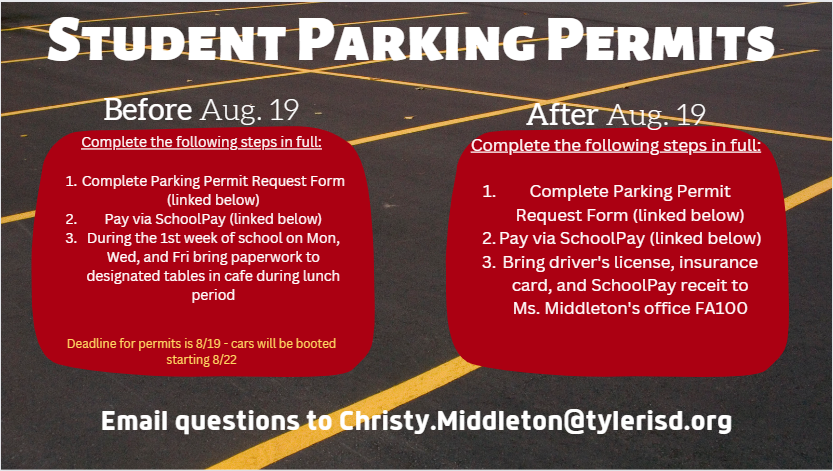 Student ID Badges & Parking Permits | Tyler Legacy High School