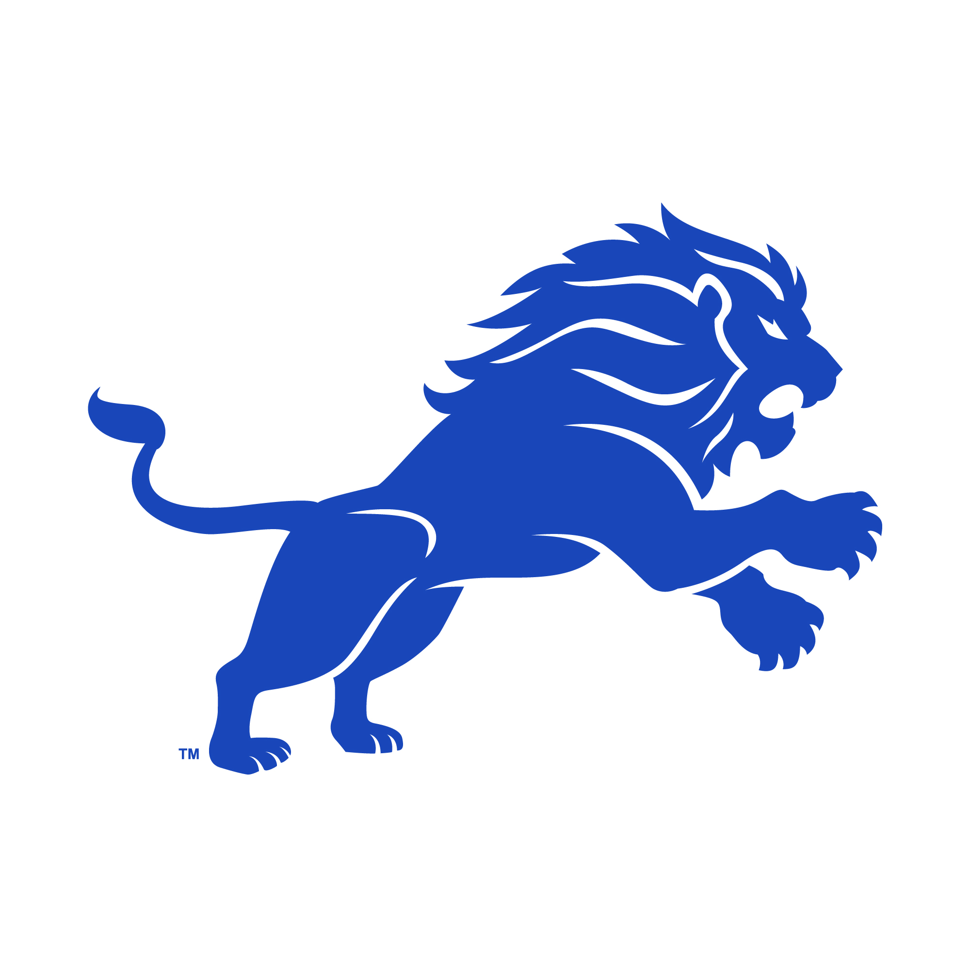 School mascot, the lion