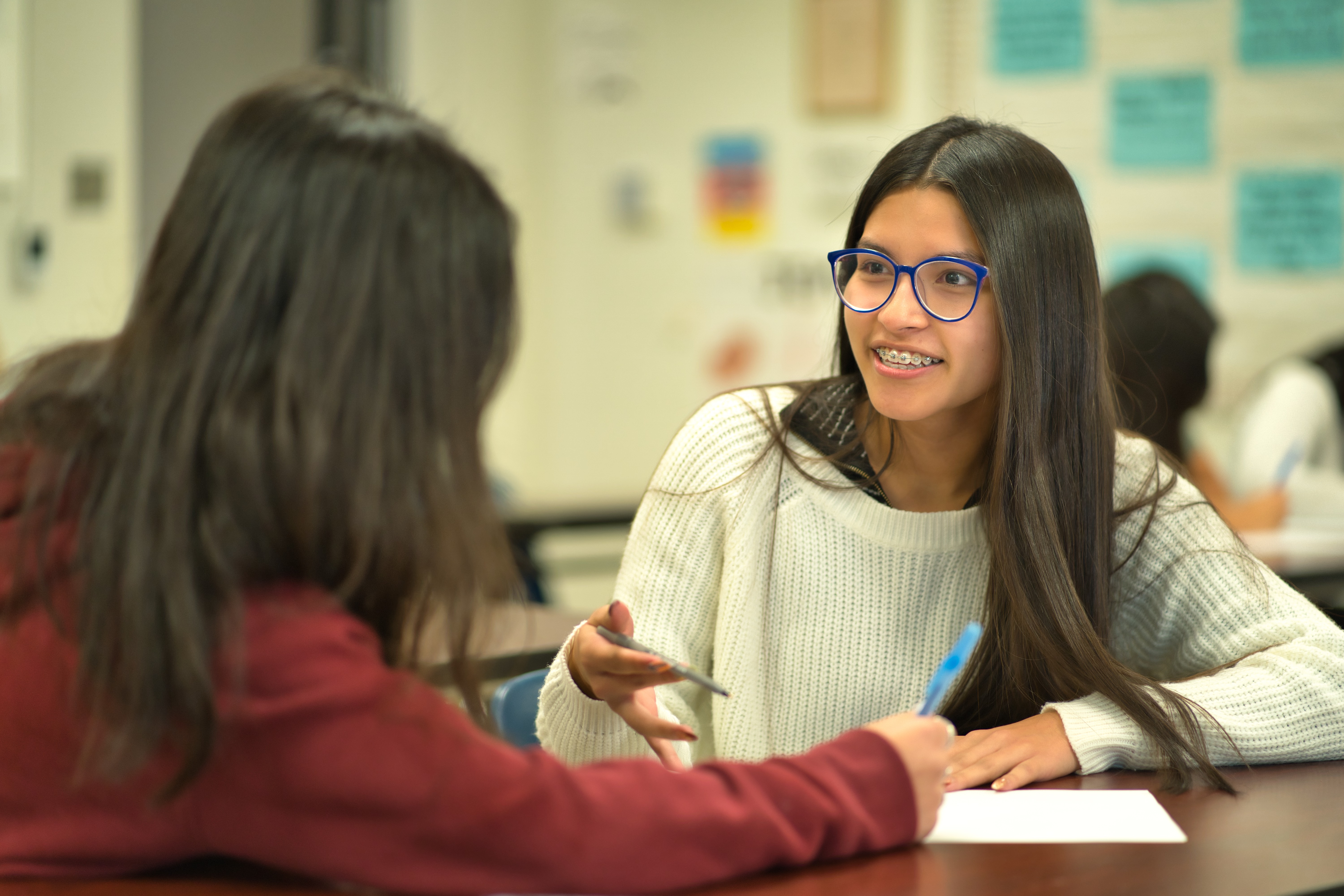 ECHS student in classroom