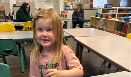 Creek Valley Preschool Student Smiling