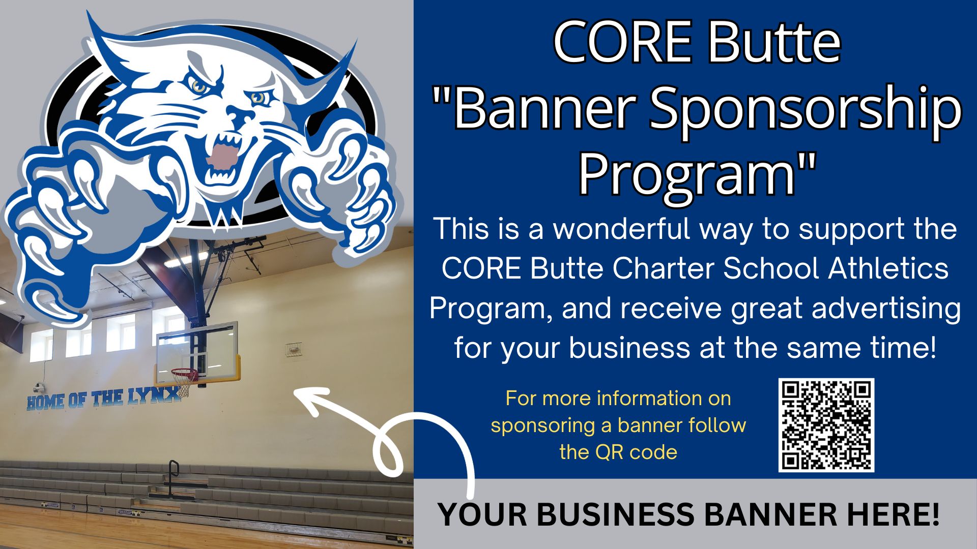 CBHS Banner Sponsorship Program QR code