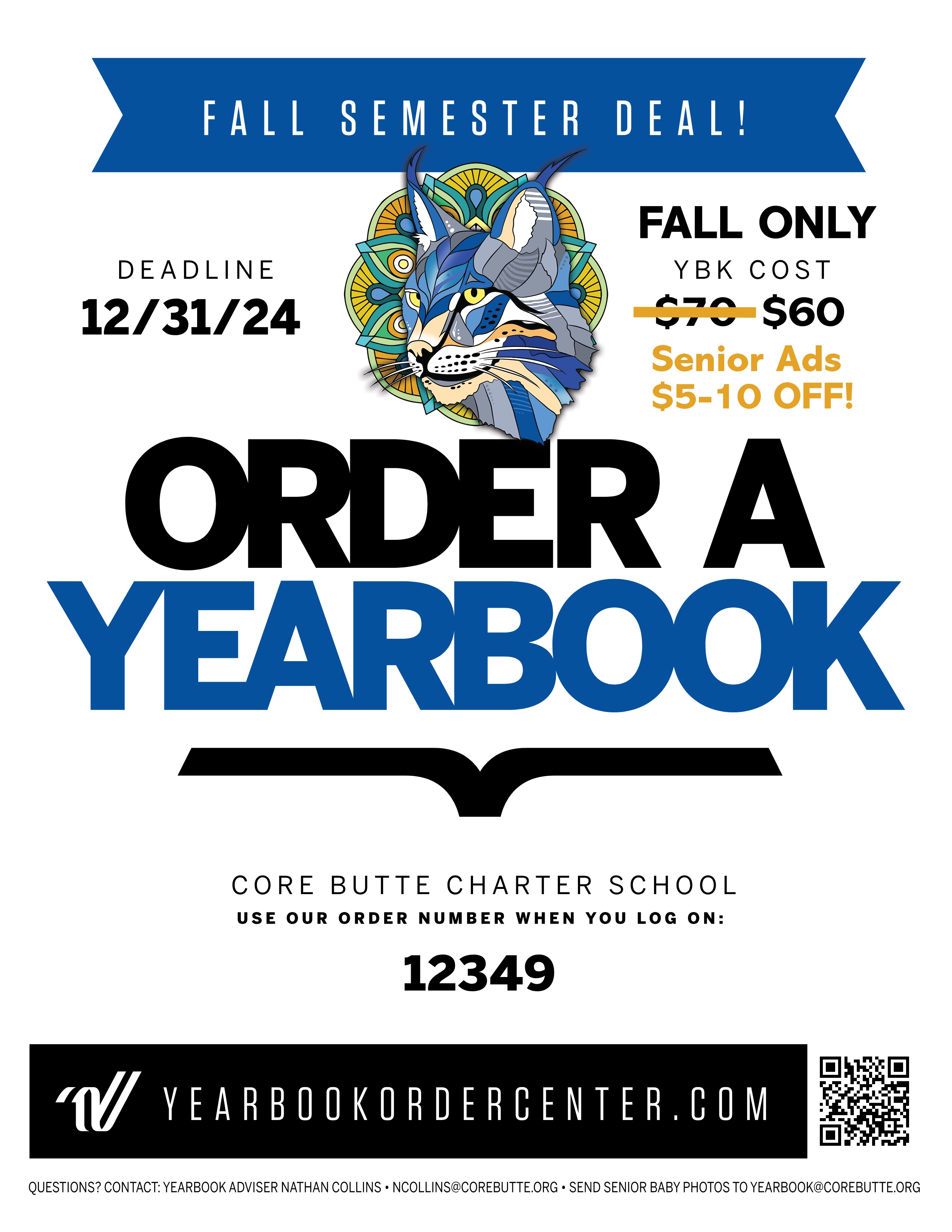 Fall Yearbook Sale