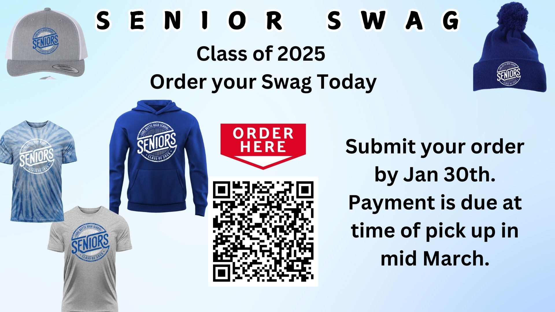 Order your Senior Swag