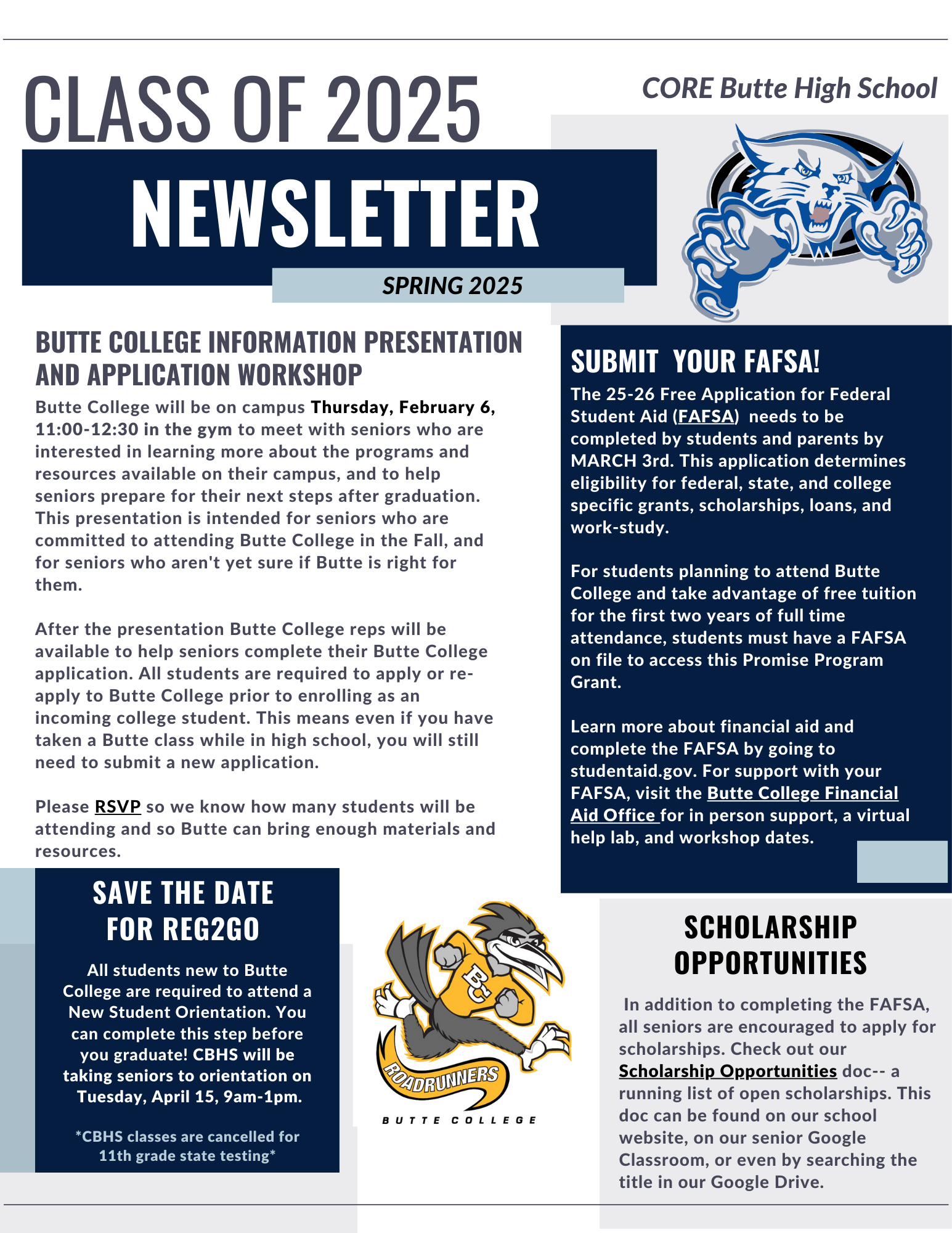 Senior Newsletter 1