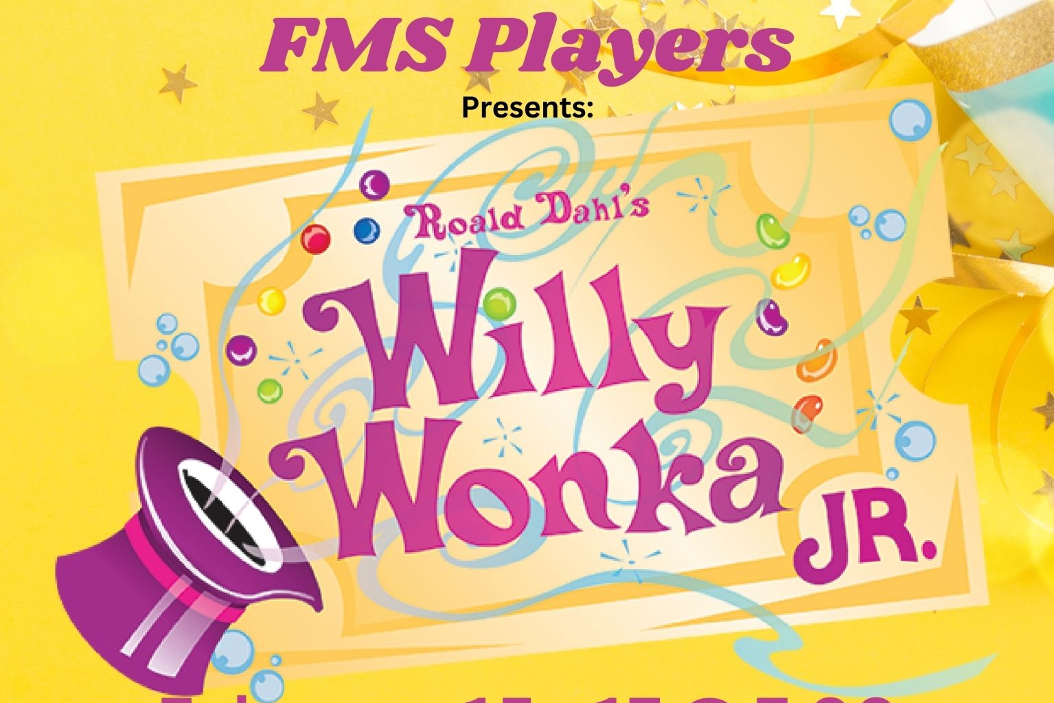 Flyer for Willy Wonka Jr. 