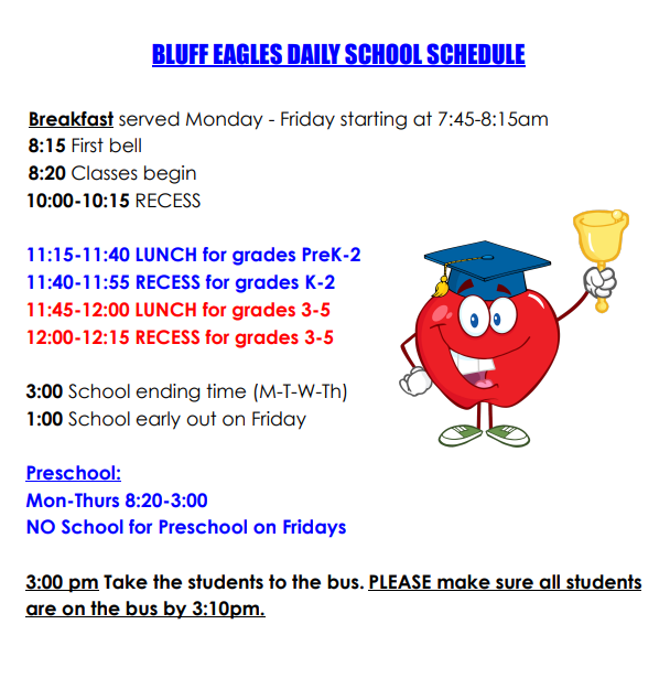 Bell Schedule