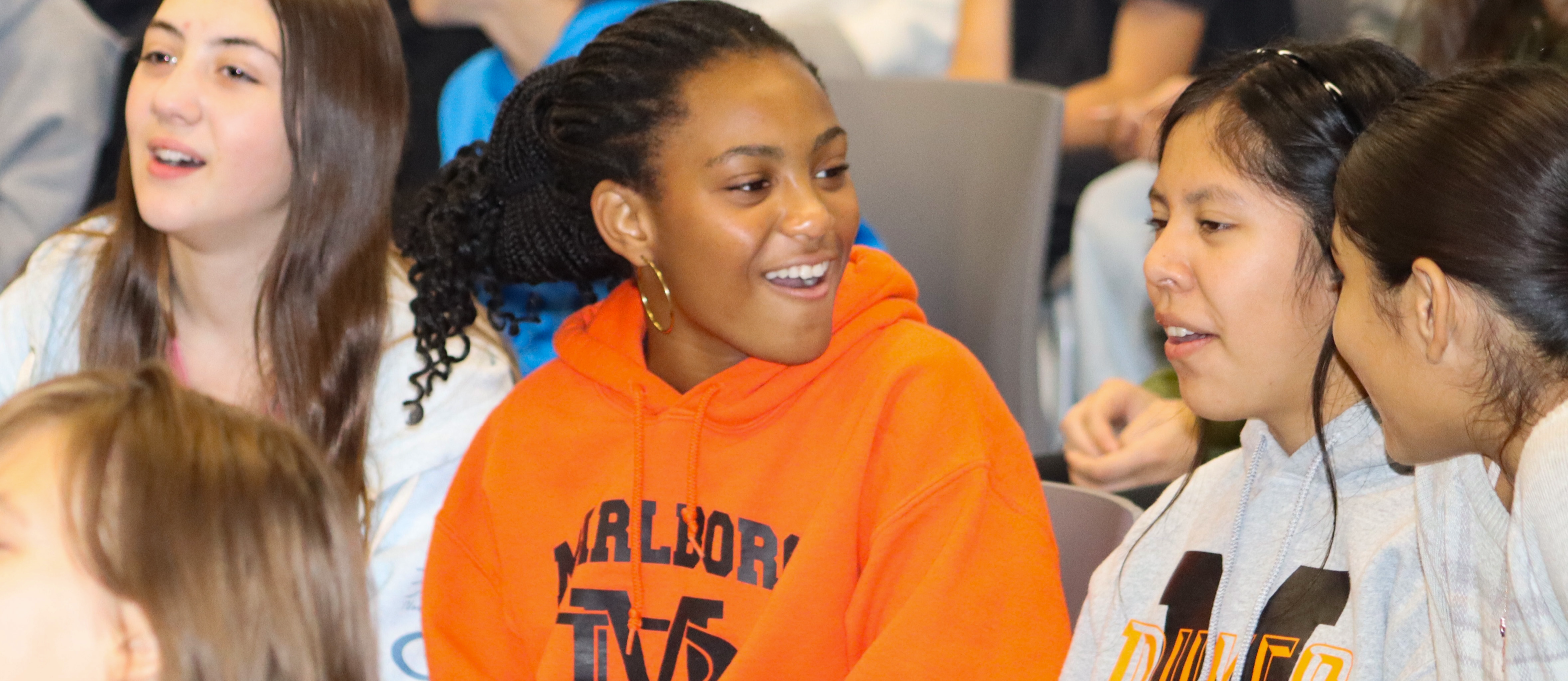 Students in an audience