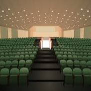 Clip art of an auditorium 