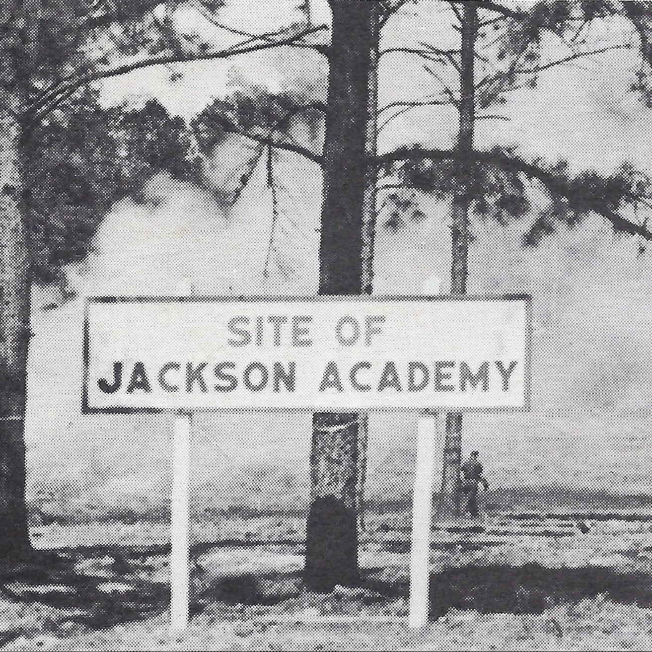 site of jackson academy historical